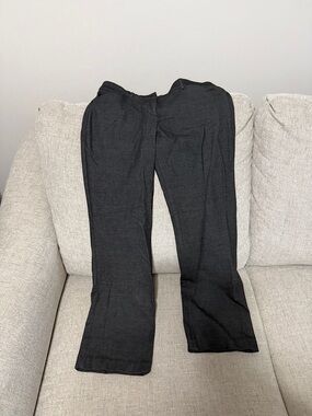 Express Black with a gray sheen Dress Pants with Branded Waistband